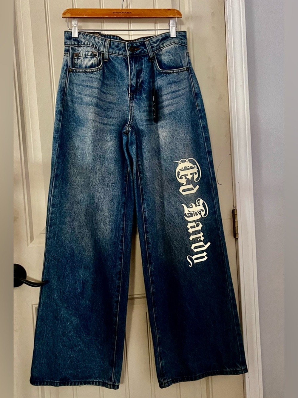 New Ed hardy jeans loose fit size 26